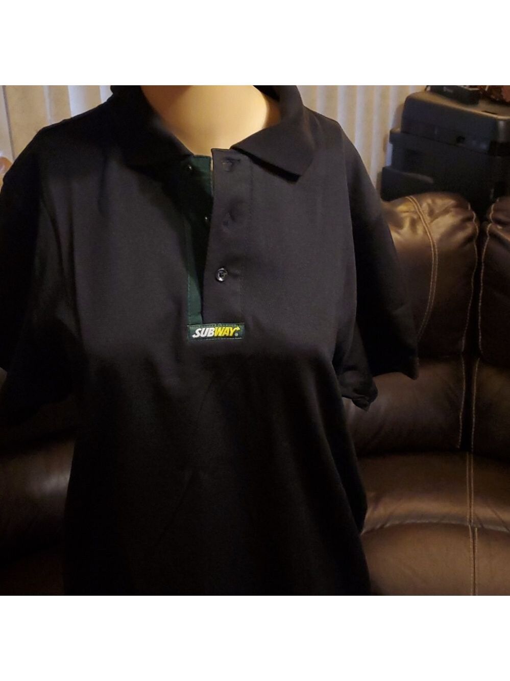 Subway NEW official employee Subway polo shirt SIZE MED